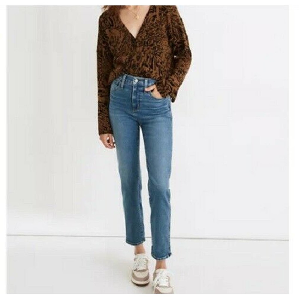Madewell Jeans 24 The High-Rise Slim Crop Boyjean Womens